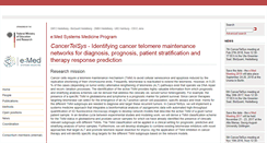 Desktop Screenshot of cancertelsys.org